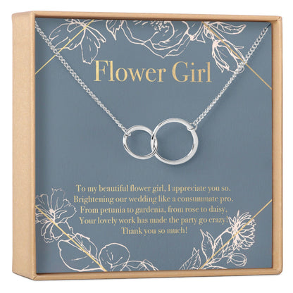Flower Girl Necklace, Multiple Styles