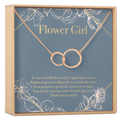 Flower Girl Necklace, Multiple Styles