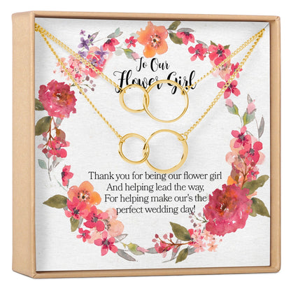 Flower Girl Necklace, Multiple Styles