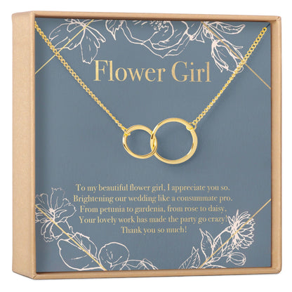 Flower Girl Necklace, Multiple Styles