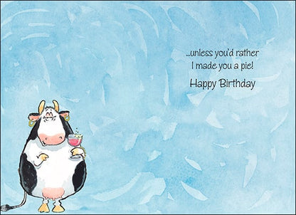 Birthday Card - Toast or Pie