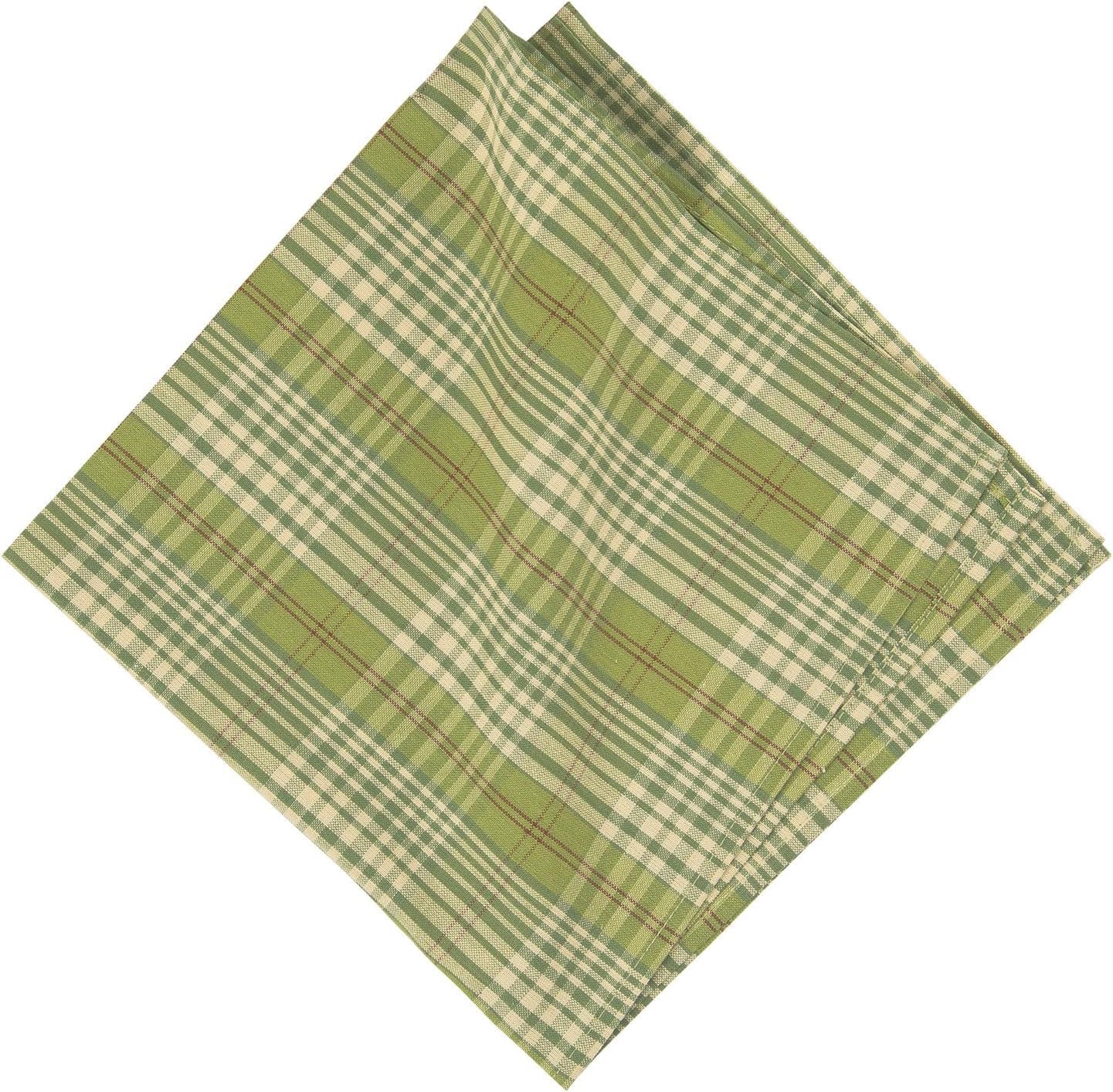 April Cornell Holly Checks Napkin