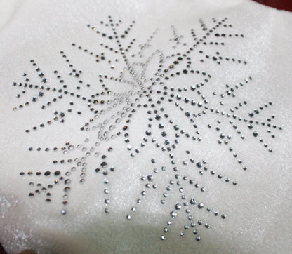 20 Inch Sequin Snowflake Stocking