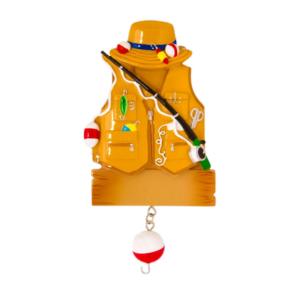 Fishing Vest Ornament