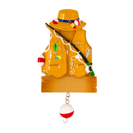 Fishing Vest Ornament