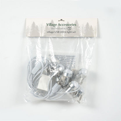 Village USB LED 6 Light Set