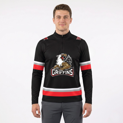 Grand Rapids Griffins AHL Licensed Replica Jersey Performance 1/4 Zip