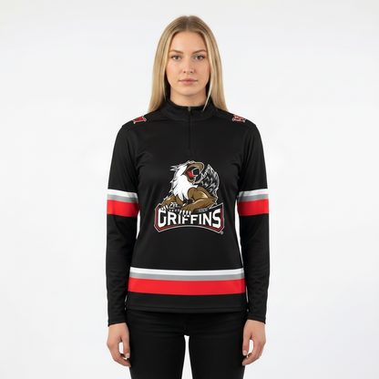 Grand Rapids Griffins AHL Licensed Replica Jersey Performance 1/4 Zip