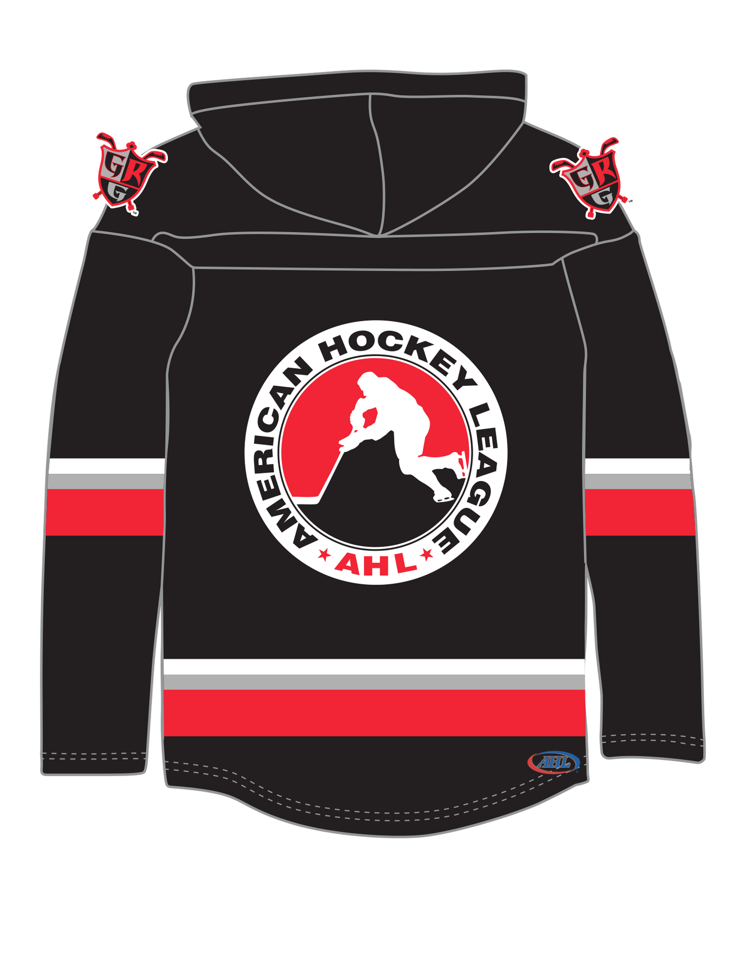 Grand Rapids Griffins AHL Hockey Embroidered Lace Hoodie