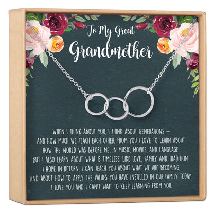 Grandmother Necklace, Multiple Styles