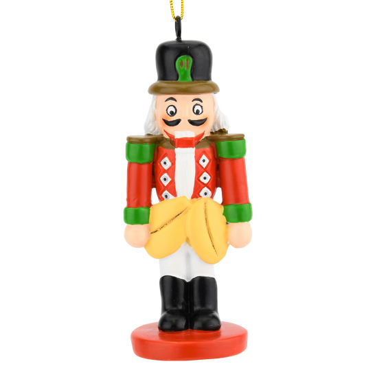 Funny Happy Nutcracker with Nuts Christmas Ornaments