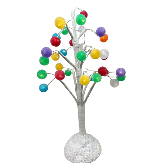Lighted Holiday Round Gum Drop Tree