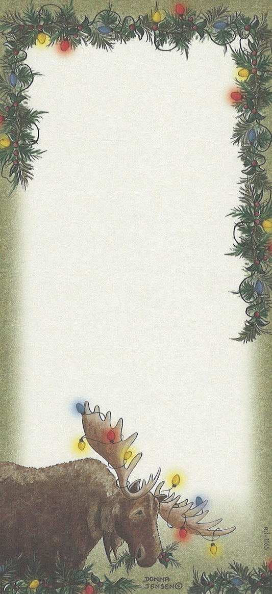 Mini Magnetic List Pad - Christmoose
