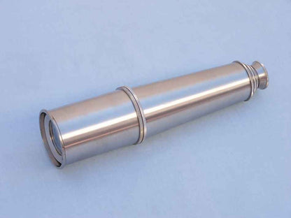 Deluxe Class Hampton Collection Brushed Nickel Spyglass 36"" with Rosewood Box