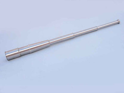 Deluxe Class Hampton Collection Brushed Nickel Spyglass 36"" with Rosewood Box