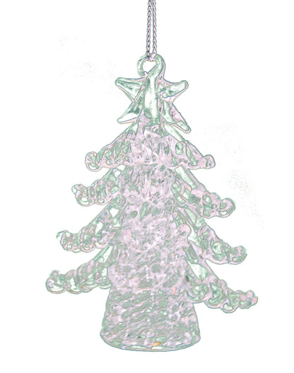 Spunglass Ornament - Gold Reindeer