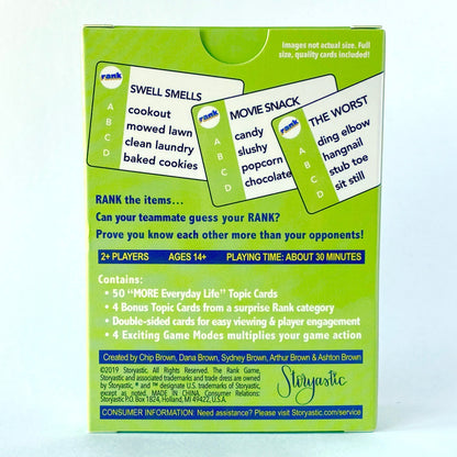 The Rank Game Expansion Pack: MORE Everyday Life (Mint Pack)