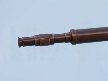 Floor Standing Bronzed Harbor Master Telescope 60""