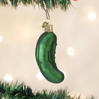 Pickle Glass Ornament