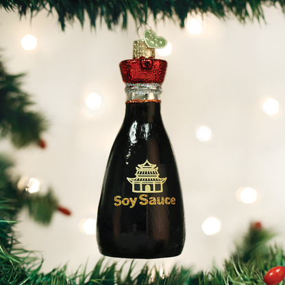 Soy Sauce Glass Ornament