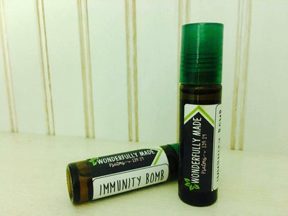 Immunity Bomb Roller / Roll on / Essential oils / Organic / Flu / Cold / Prevention / Recovery / Natural Immune System Boost / kids / adults