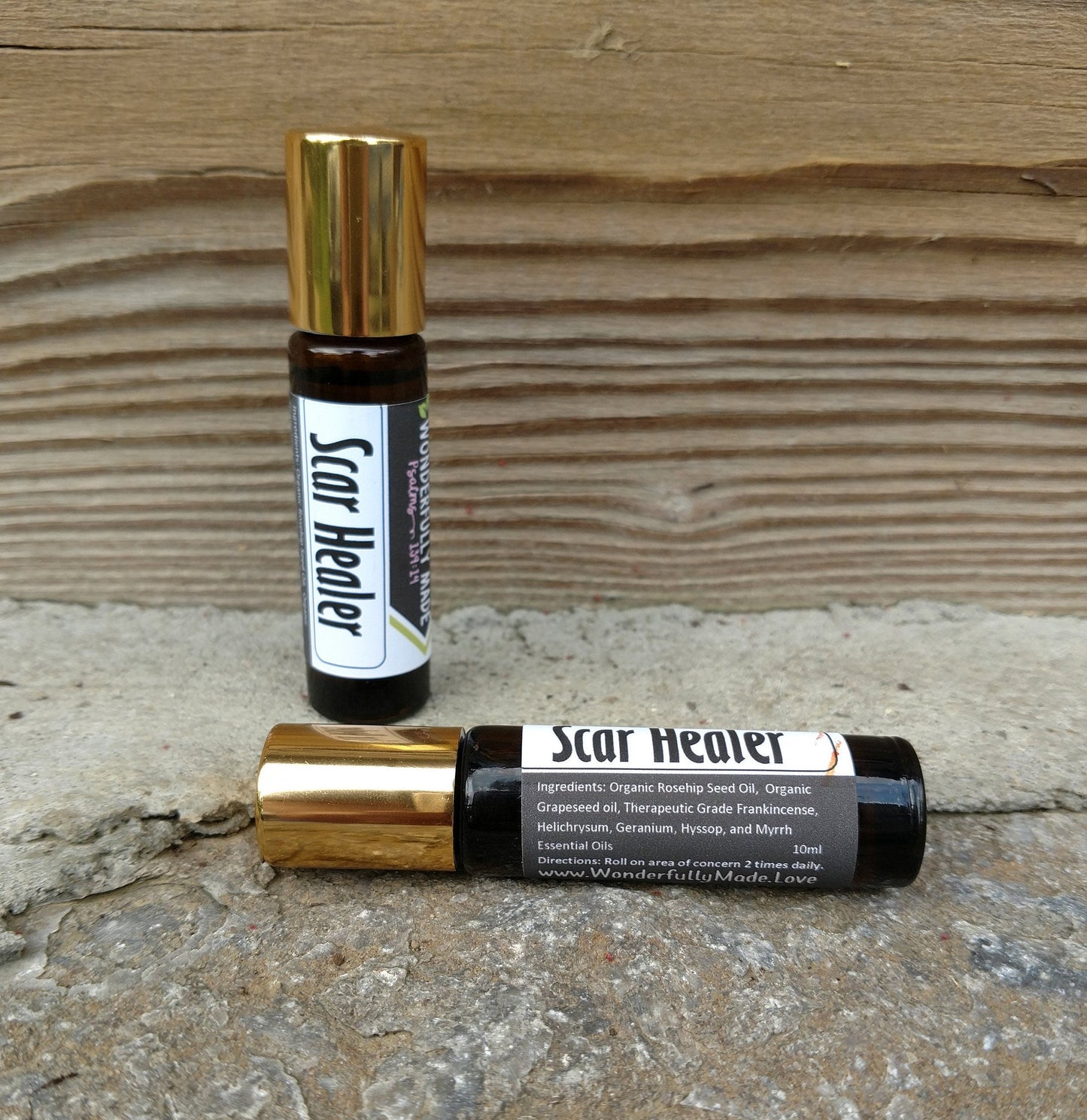 SCAR HEALER Roll On Bottle | Natural Dark Spot Remover | Diminish Fine Lines | Surgery Scar Recovery | Skin Corrector | Essential Oil roller