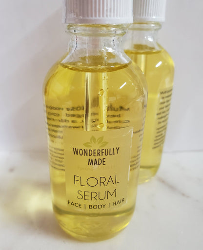 Serum | Floral Serum | Organic | Anti-aging Oil | Hair | Face | Body | Moisturizer | Bath Oil | Rosehip Seed | Dry Skin | reduce wrinkles