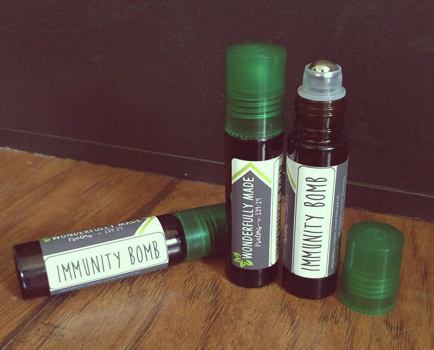 Immunity Bomb Roller / Roll on / Essential oils / Organic / Flu / Cold / Prevention / Recovery / Natural Immune System Boost / kids / adults