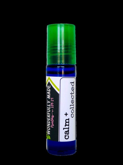 Calm + Collected Roller | ADHD | Focus | Anxiety | ADD | Calming | Kids | School | Over-active mind | Natural Calm | TMJ | Natural Relief