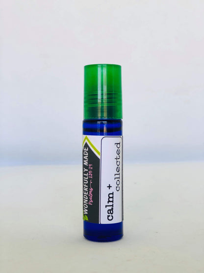Calm + Collected Roller | ADHD | Focus | Anxiety | ADD | Calming | Kids | School | Over-active mind | Natural Calm | TMJ | Natural Relief