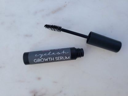 Eyelash Growth Serum | Grow Stronger Longer Thicker Eye Lashes | Eyebrow Hair Growth | With Mascara Spoolie | All Natural Eyelash Lengthen