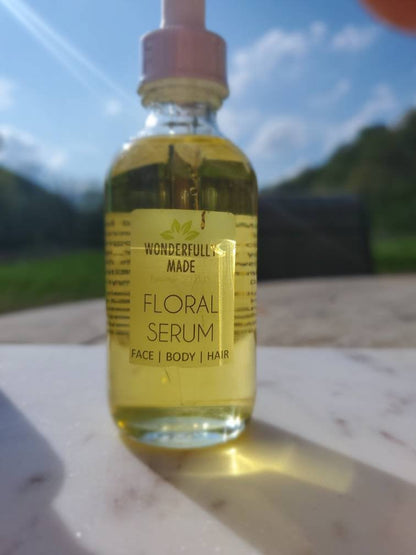 Serum | Floral Serum | Organic | Anti-aging Oil | Hair | Face | Body | Moisturizer | Bath Oil | Rosehip Seed | Dry Skin | reduce wrinkles