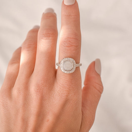 Cushion Halo Ring
