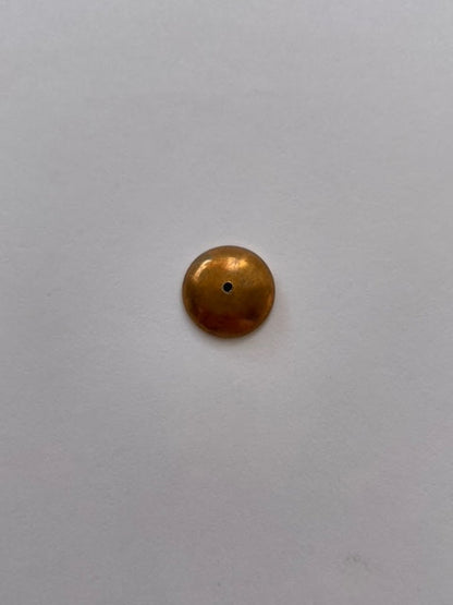 Brass Round Disc w/ Hole Component