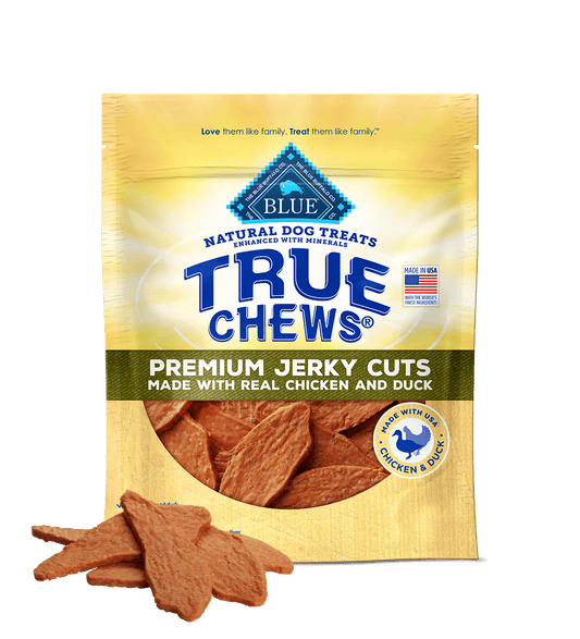 Blue Buffalo True Chews Jerky Cuts Chicken and Duck Dog Treats (10oz)