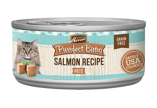 Merrick Purrfect Bistro Grain Free Adult Salmon Pate Cat Food (3oz)