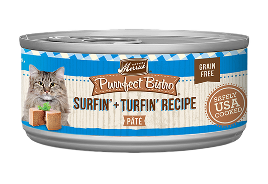 Merrick Purrfect Bistro Grain Free Adult Land & Sea Pate Cat Food