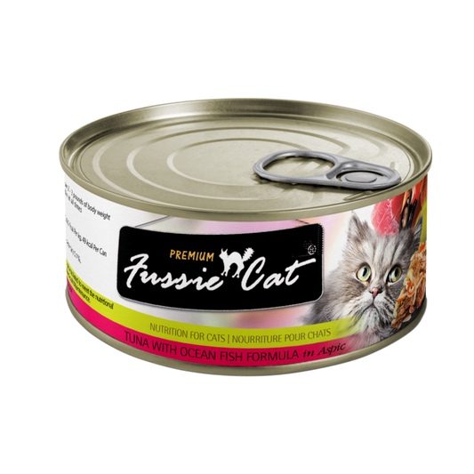 Fussie Cat Premium- Tuna With Ocean Fish Formula In Aspic (2.82oz)