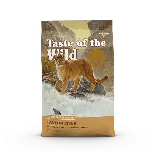 Taste of the Wild Adult Canyon River Trout and Salmon Feline Food (5lb)