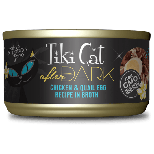 Tikicat Adult After Dark Chicken and Quail in Broth (2.8oz)