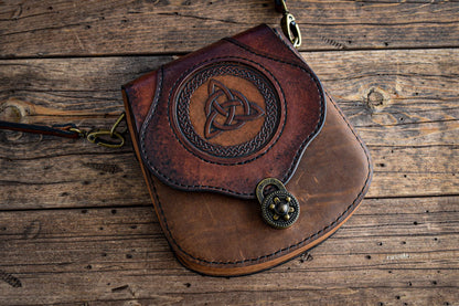THE BRIGID - Crossbody Bag w/Trinity Knot