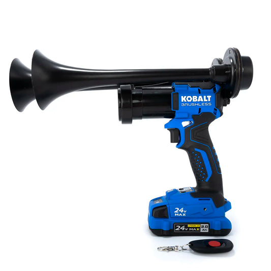 Train Horn for Kobalt Batteries - Compact Dual