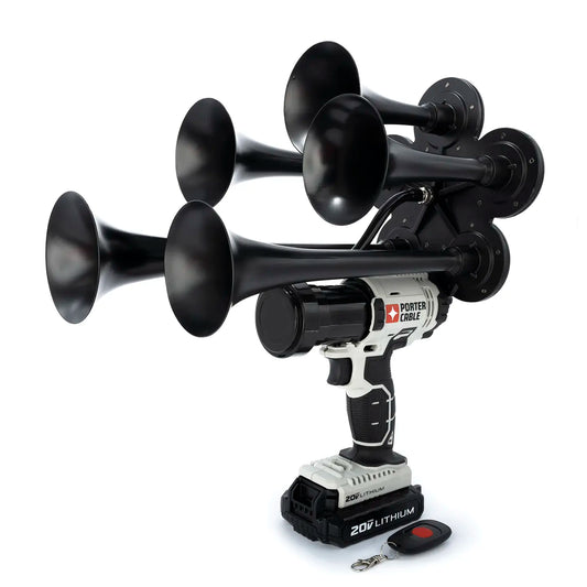 Train Horn for Porter Cable Batteries - Penta (5-Trumpet Model)