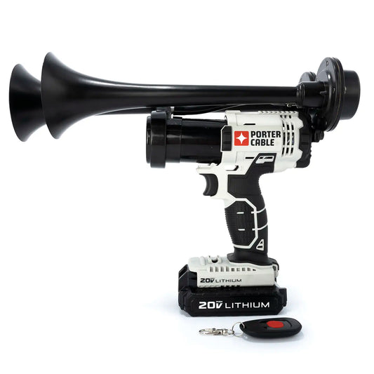 Train Horn for Porter Cable Batteries - Dual