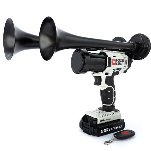 Train Horn for Porter Cable Batteries - Dual