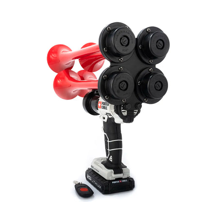 Train Horn for Porter Cable Batteries - Quad Pro