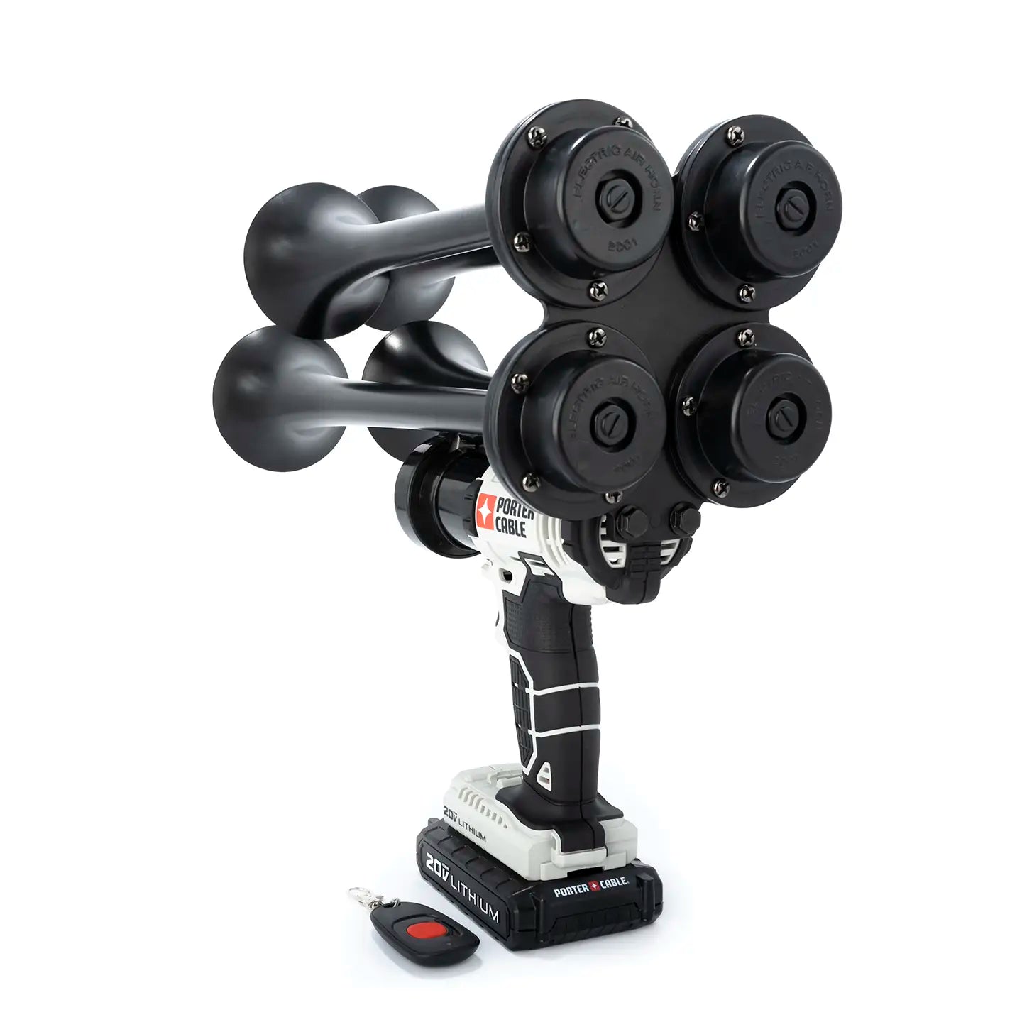 Train Horn for Porter Cable Batteries - Quad Pro