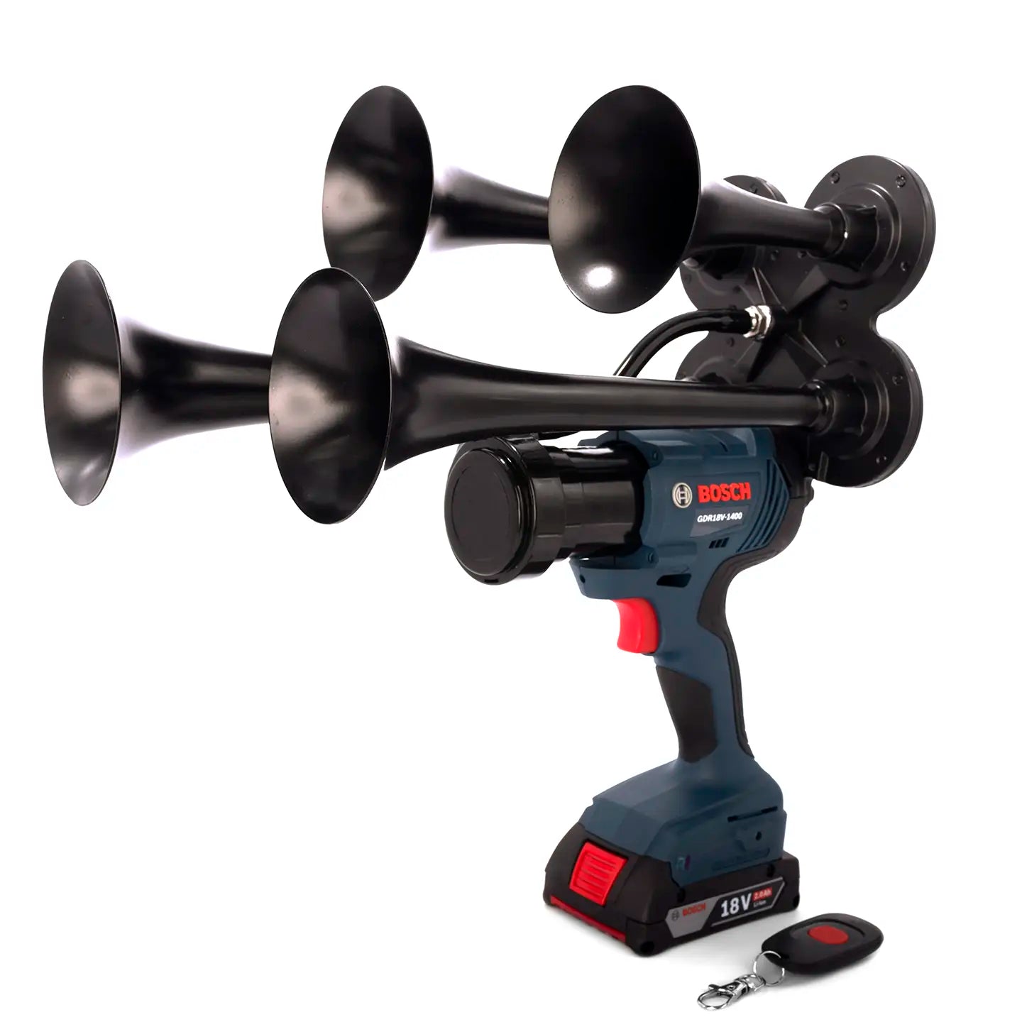 Train Horn for Bosch Batteries - Quad