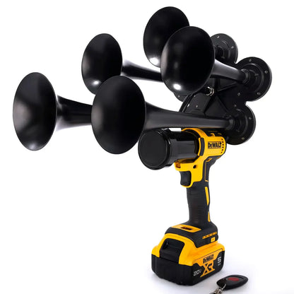Train Horn for DeWalt Batteries - Penta (5-Trumpet Model)