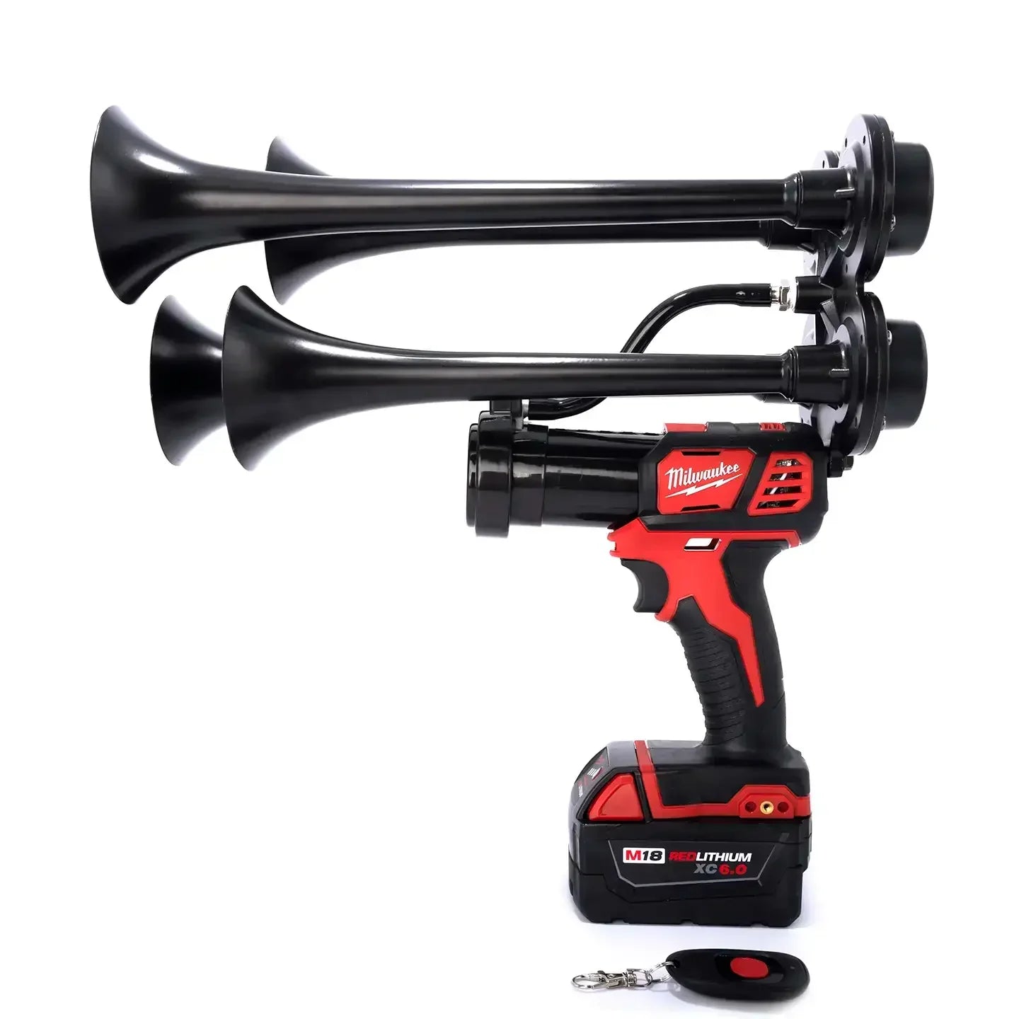 Train Horn for Milwaukee Batteries – Quad Pro